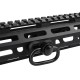 METAL GANCIO CINGHIA QD CON ATTACCO PER KEYMOD/M-LOK NERO