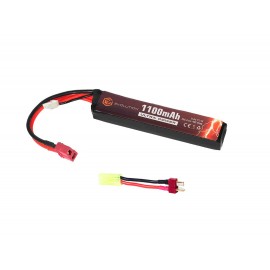 Evolution Li-Po Ultra Power 11.1V 1100mAh 20C - 40C Peak with T- Plug + Adapter