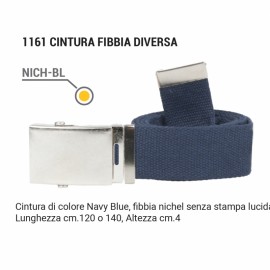 SBB - Cintura fibbia diversa 140cm